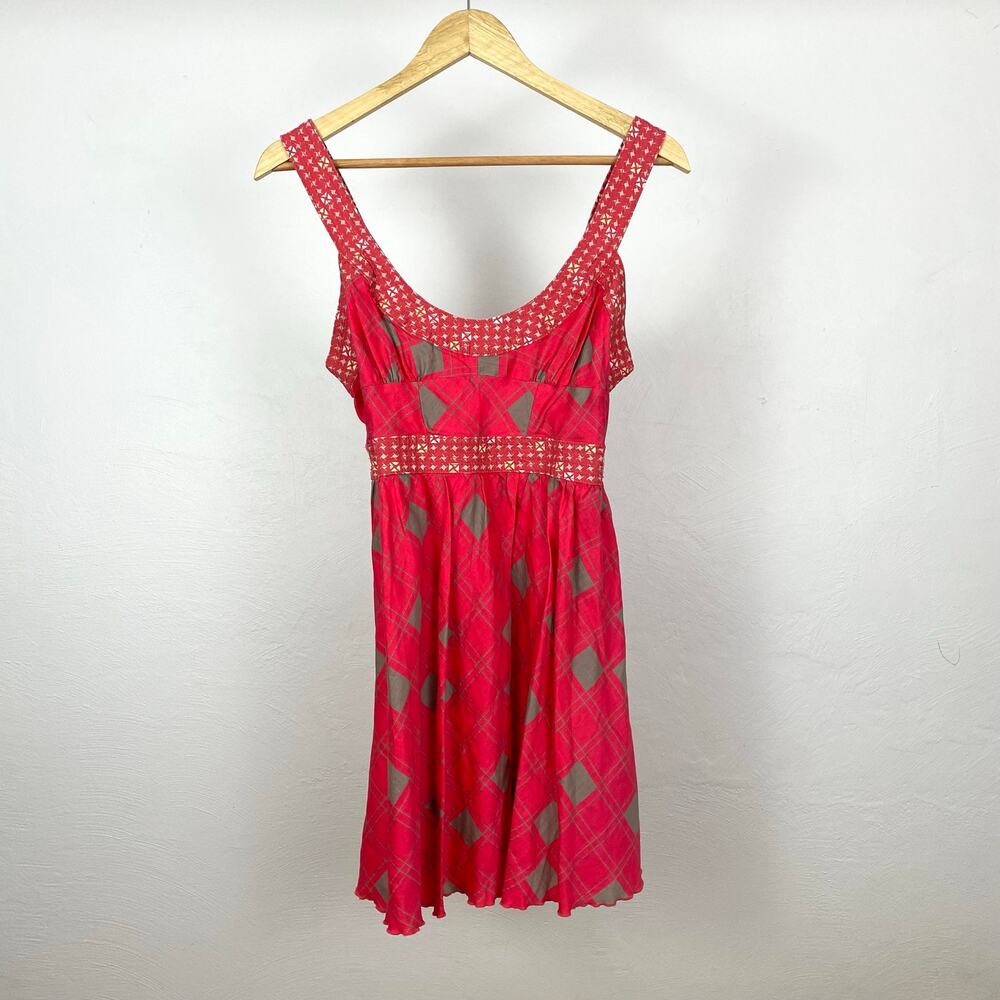 Free People Crosswords Dress - Watermelon - Size 4